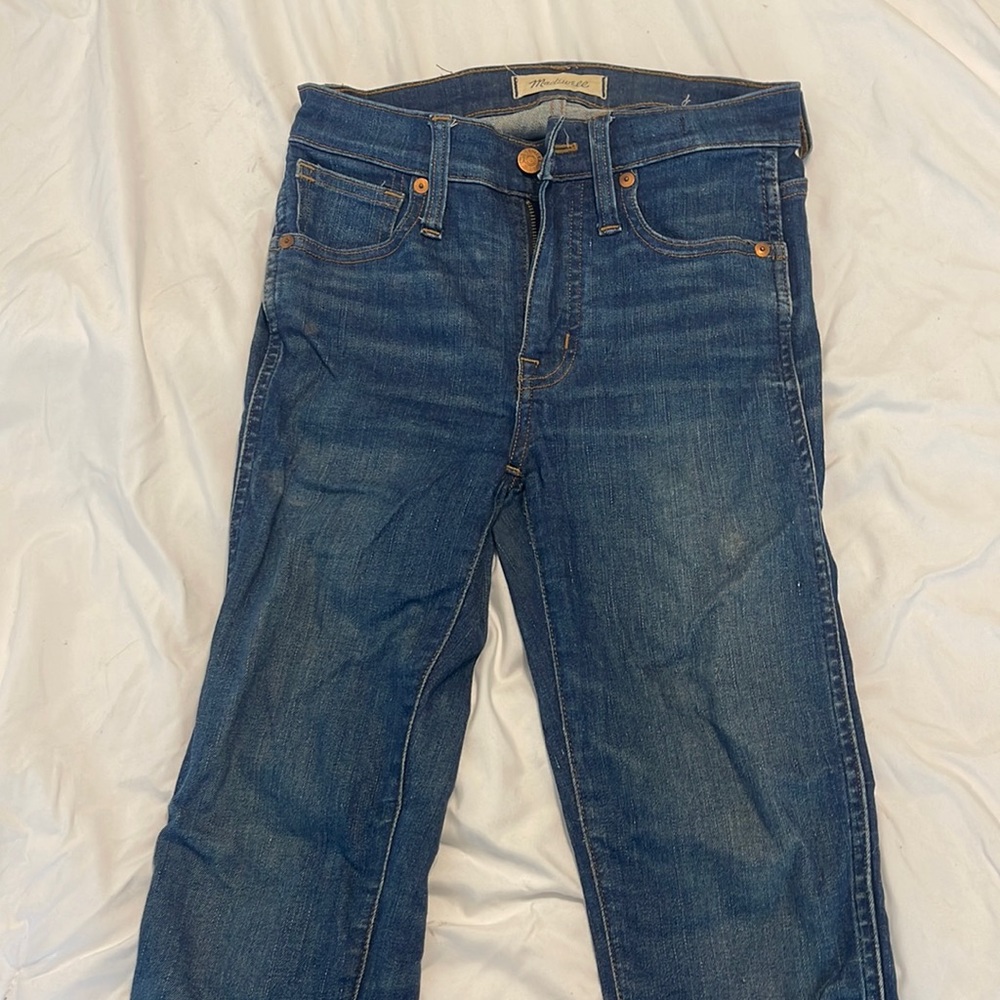 Madewell stretchy 9” high rise skinny size 24